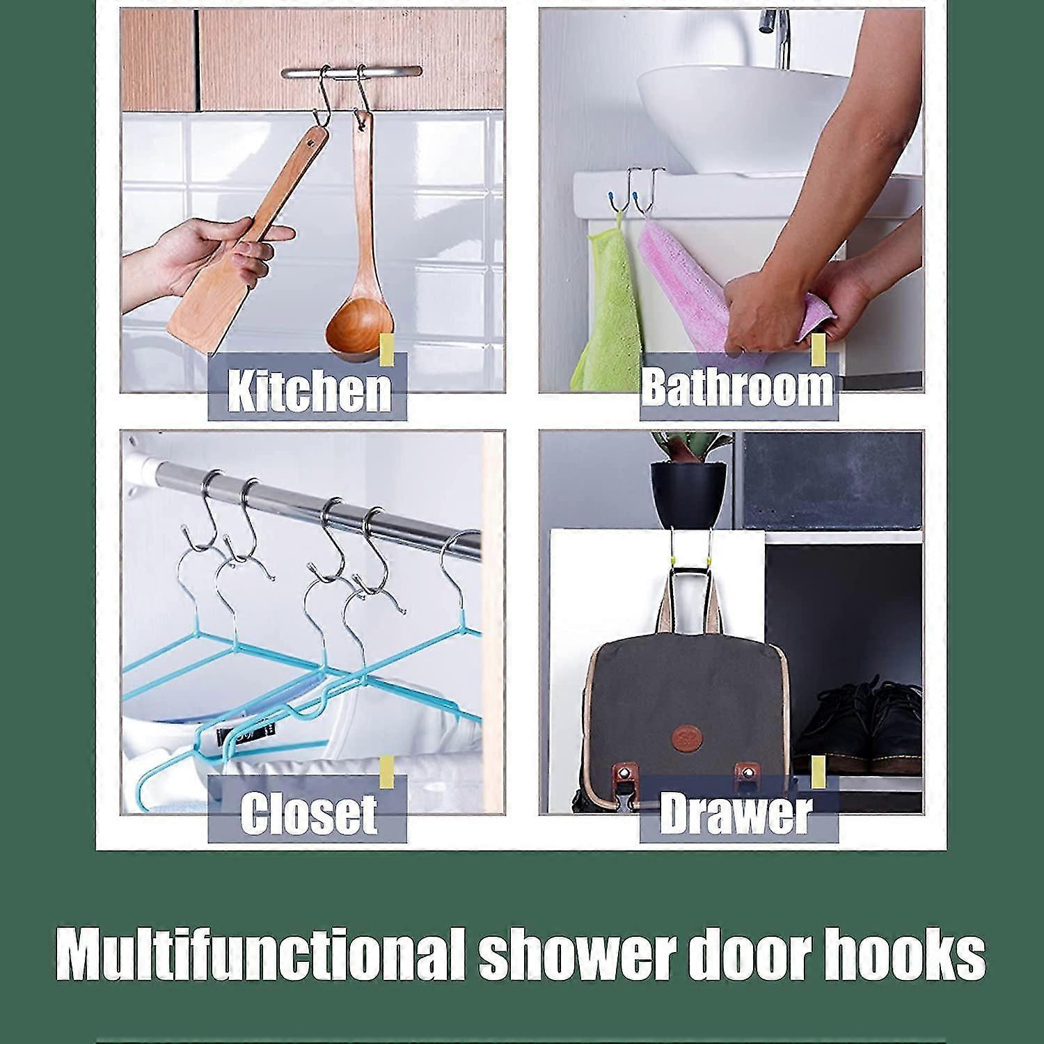 Multifunctional Double S Hook For Shower Door