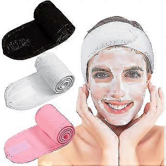 Spa Opaska na twarz Makijaż Chusta Głowa Terry Cloth Opaska na głowę Stretch Tow