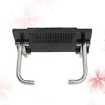Inflatable Boat Kayak Accessories Motor Mount Rack Bracket for Inflatable Air Boat Kayak Boat Accessories Marine Fishing (Black)