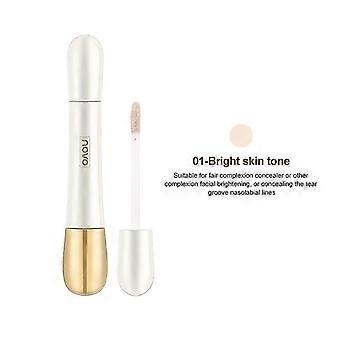 2-i-1 Foundation Anti-rynk Concealer, Foundation Stick med inbyggd borste
