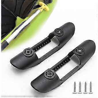 XYCY-Pack Kajakpaddelhalter mit 4 Schrauben, universeller Bootspaddelhalter für Kanus, Schlauchboote und Campingausrüstung
