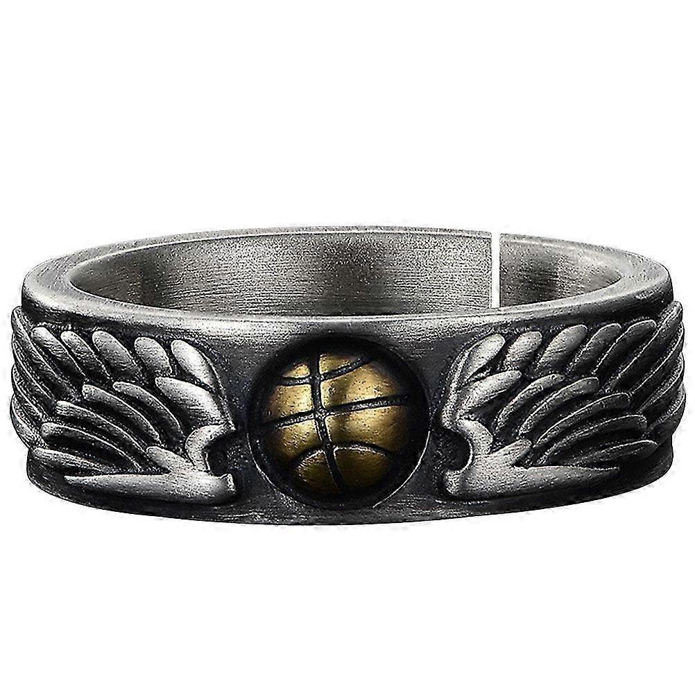 Basketball Metal Statement Finger Ring For Men