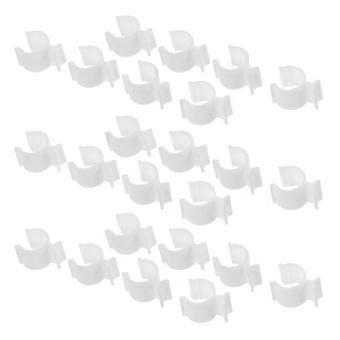 Cosmetic Pump Collar Lotion Dispenser Lock for Cleansing Oil 100Pcs White