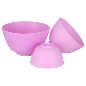 3pcs plástico máscara facial misturando tigelas máscara agitando tigelas cosméticos ferramenta de beleza