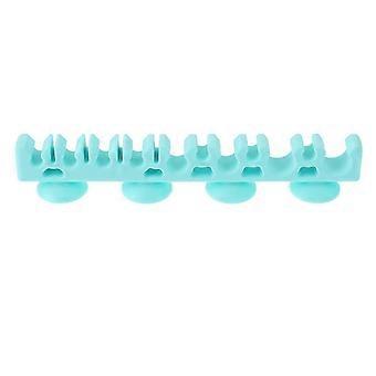 Beauty Makeup Brush Shelf Green Silicone Holder for Storage 1Pcs Compact