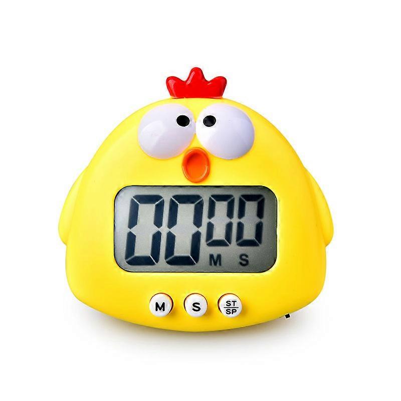 Creative Cute Animal Shaped Kitchen Timer Magnetic Electronic LCD Countdown Student Problem-Solving Time Manager