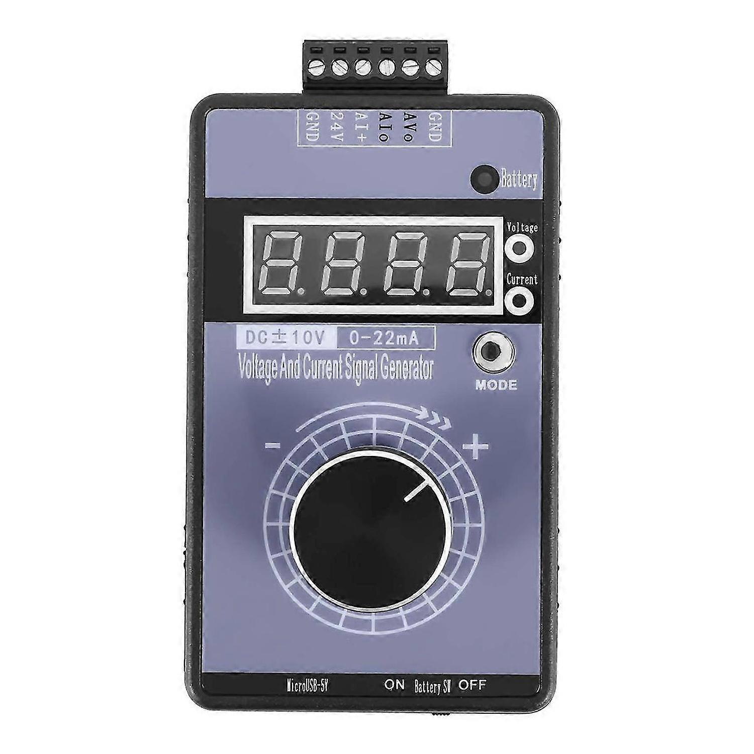 Precision 4-20MA Current Voltage Signal Generator, Analog Simulator for PLC and Panel Debugging, Fre