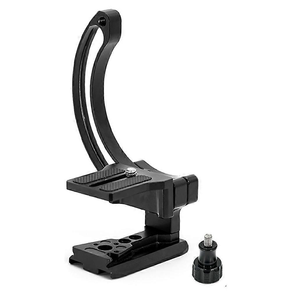 DSLR Camera Lens Support Bracket Semi-Circular Horizontal Vertical Quick Switch Mount