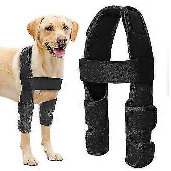 Dog Front Leg Brace with Compression Bandage for Joint Support and Wound Care