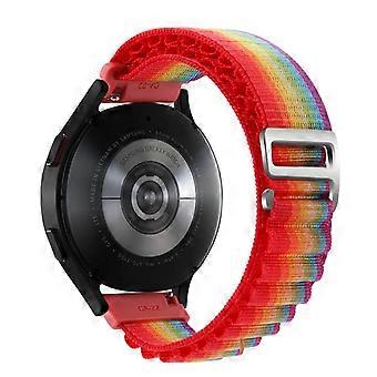 Band for Samsung Galaxy Watch 20mm 22mm Alpine Loop Nylon Strap, Breathable Adjustable Fit for Samsung Watch 6 5 4 Classic and Huawei GT Series
