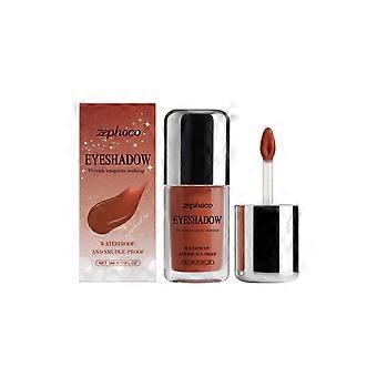 Sombra líquida Zephoco, cor vinho espumante vermelho, cor natural, iluminadora, fácil de aplicar, uso externo diário. Aplique sombra nos olhos.