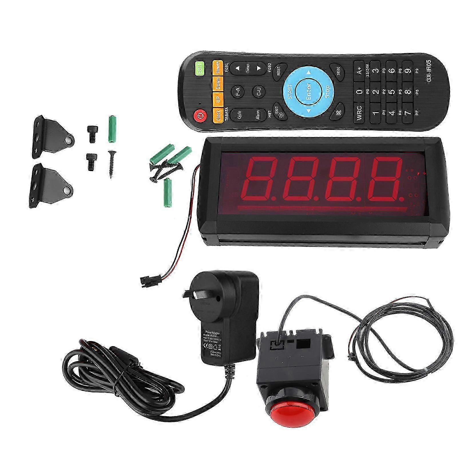 Compact game challenge 10 second countdown timer LED digital display