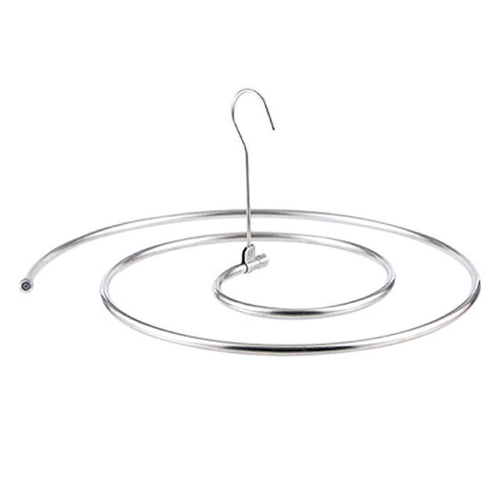 Spirals Sheet Hanger Round Multi-functional Balcony Rotating Spirals Drying Rack for Bed Sheet