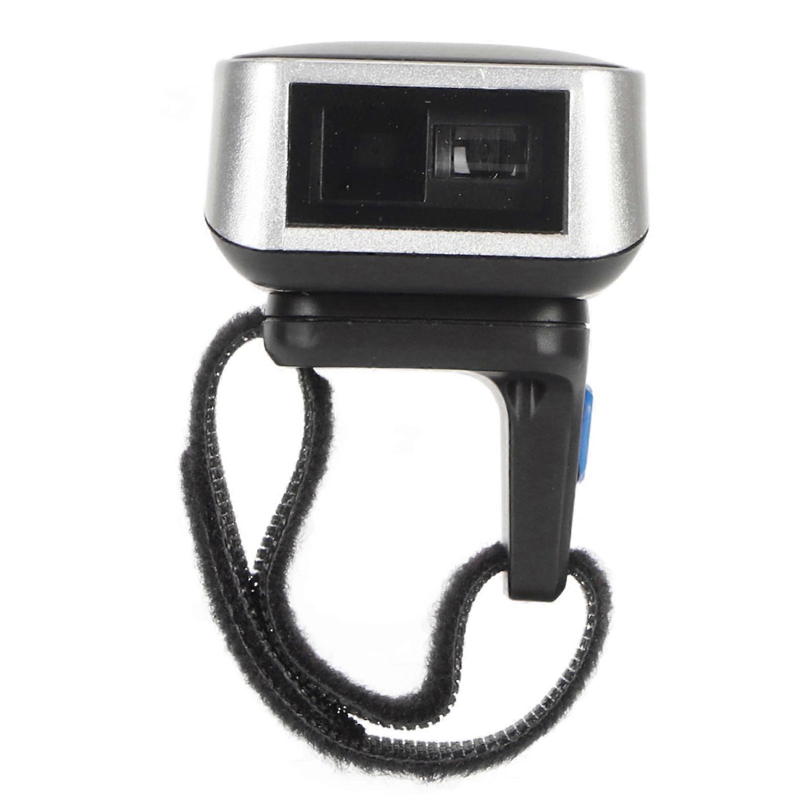 1D Bluetooth Wearable Ring Barcode Scanner 270 Degree Rotation 3 Connectivity Modes Hands Free Mini Finger Bar Code Reader