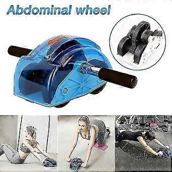 Abdominal Wheel 4 Roller Wheel Abdominal Muscle Exerciser With Gear For Home Gym Workout