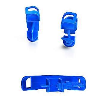 Aquarium Water Pipe Clip for Fish Tank Hose Holder 2Pcs Blue Clamp