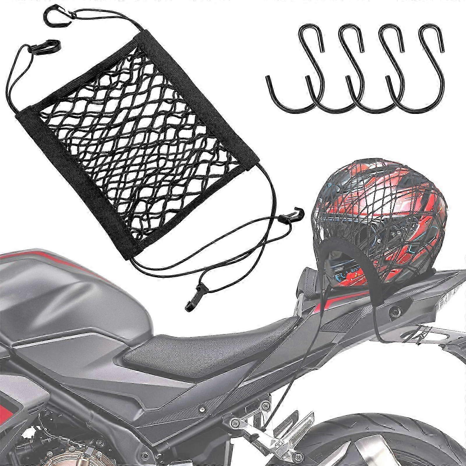 Motorcycle Helmet Storage Elastic Cargo Net