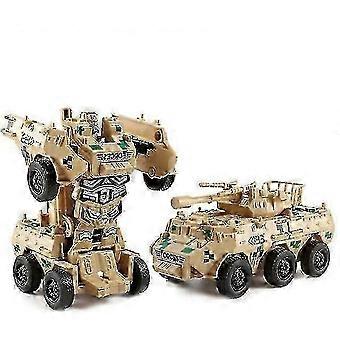 Neues transformierbares Roboterauto, Kinderpanzerauto, Spielzeug, Geschenk für Kinder (CUO)