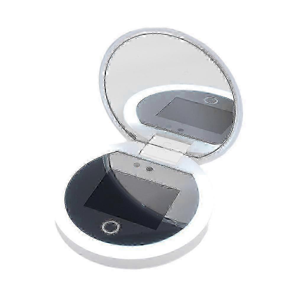 Compact Mirror with UV Camera for Sunscreen Testing - Pocket Size