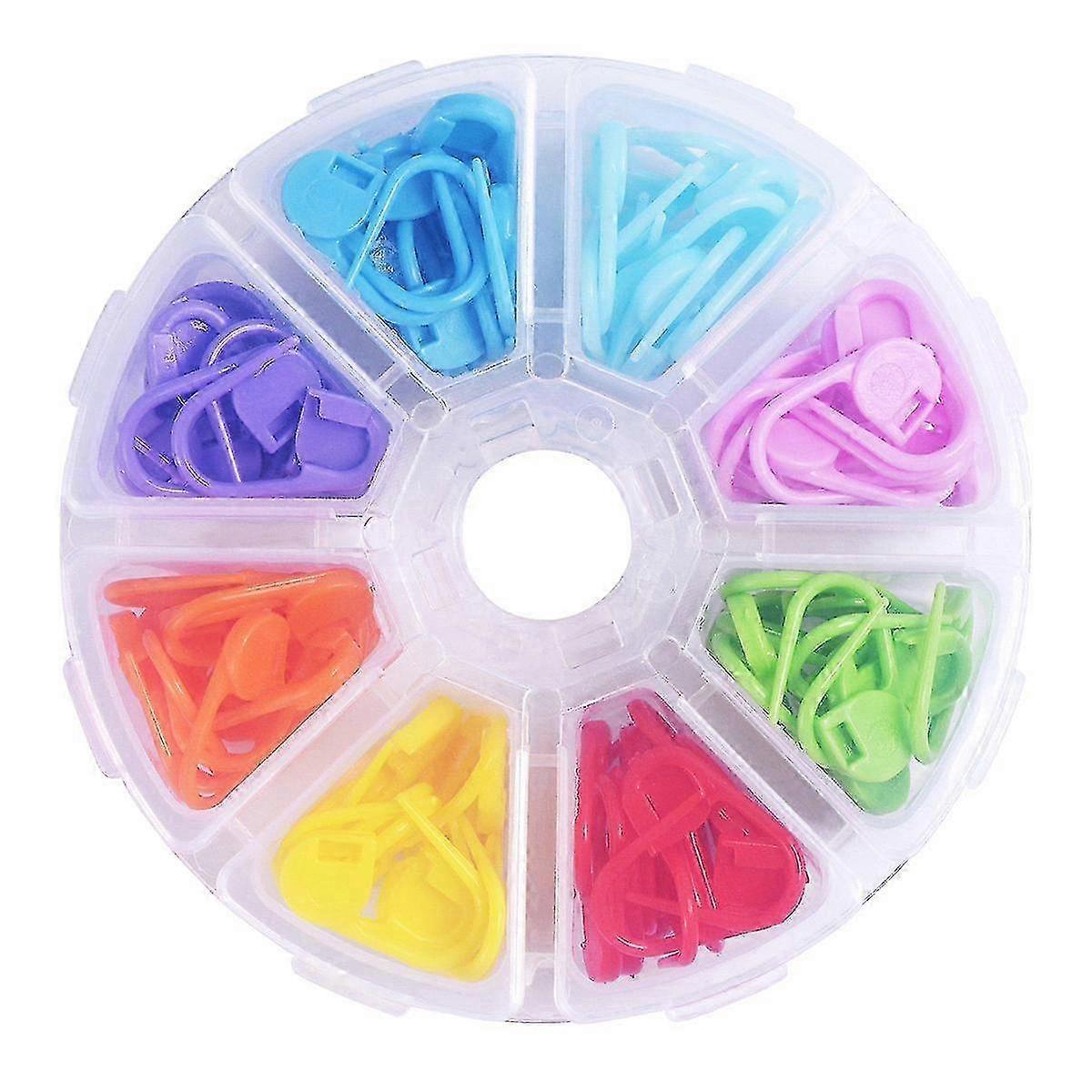 104 Durable Locking Knitting Markers