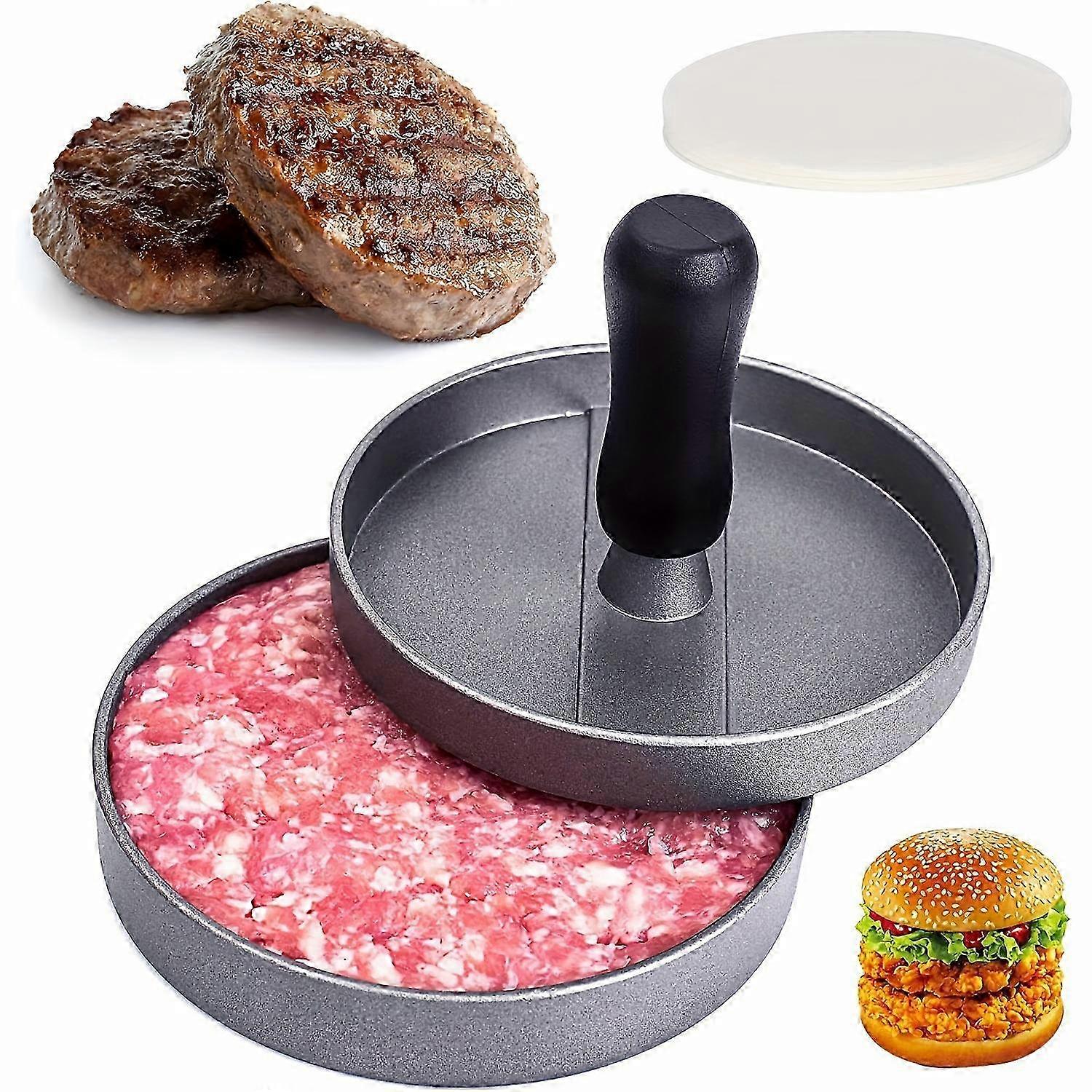 Ergonomic 12cm Burger Press
