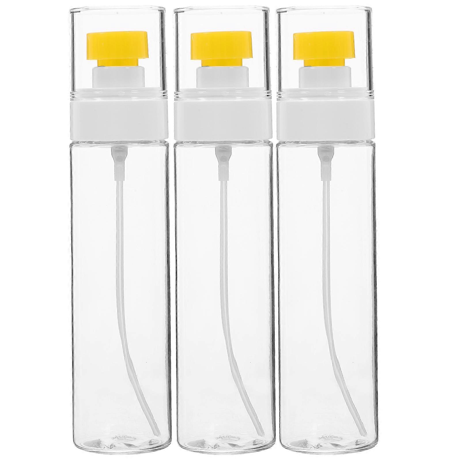 Transparent Sprayer Bottles for Storage Use 3Pcs Refillable Pet Bottles