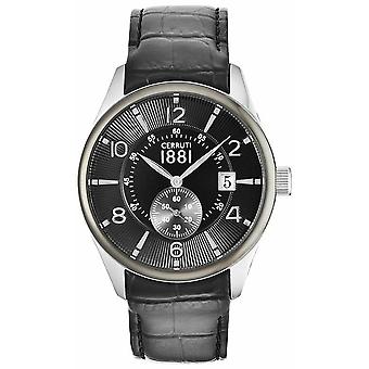 Cerruti Lipari Quartz Analog Men Watch with Cra098E22D Cowskin Bracelet