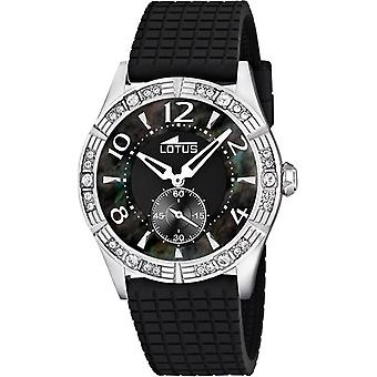 Lotus cool Quartz Analog Woman Watch with L15737/6 Rubber Bracelet
