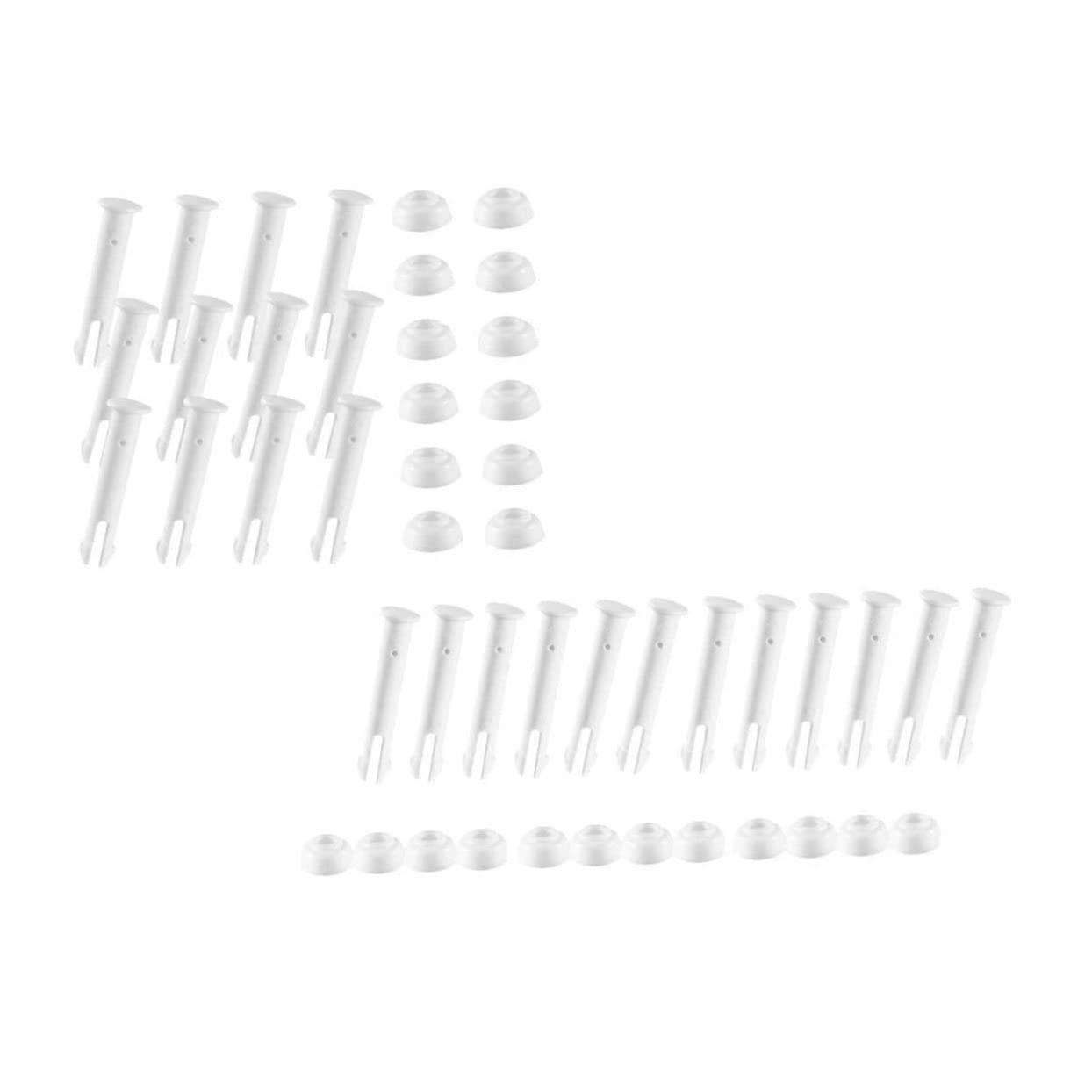 24pcs Pool Joint Pin Connector Replacement Kit, Durable Plastic Frame Parts for Quick Pool