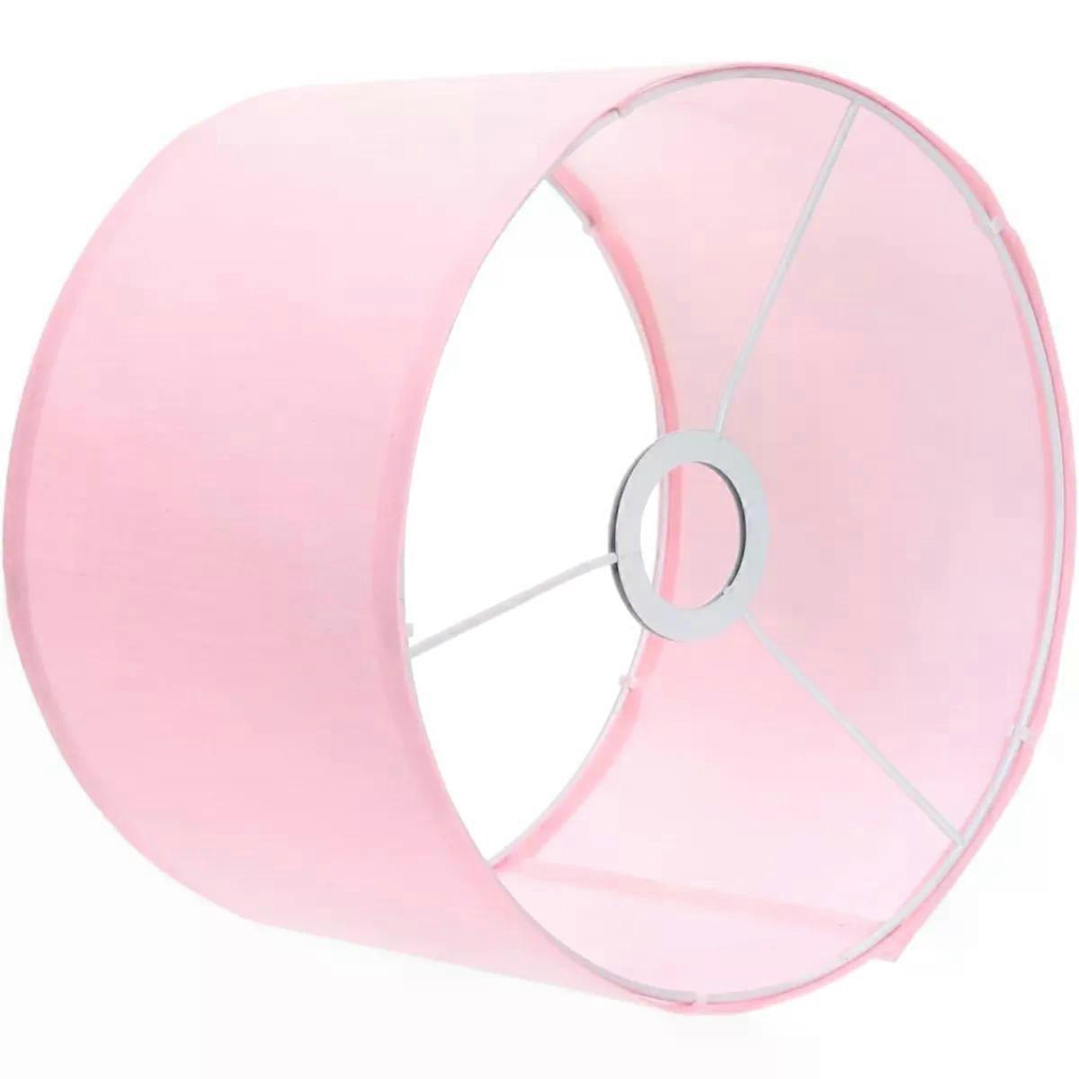 Pink Cloth Lamp Shade Replacement for E27 Base Xmas