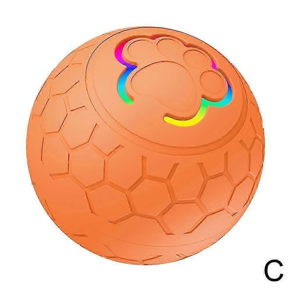 Dog Ball Toy Smart Interactive Rechargeable Automatic Rolling Ball 2.2in