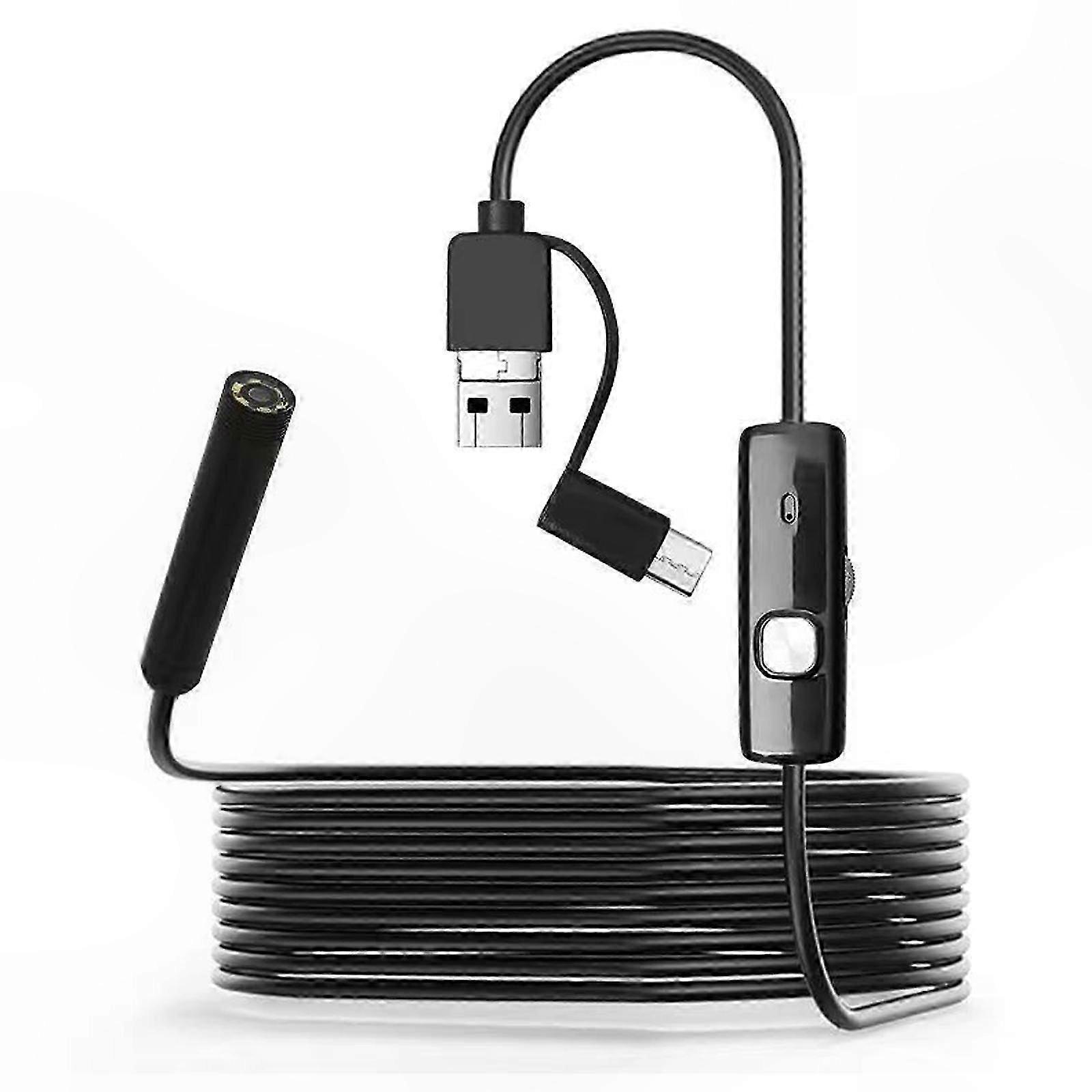 HD 3-Interface Waterproof Endoscope