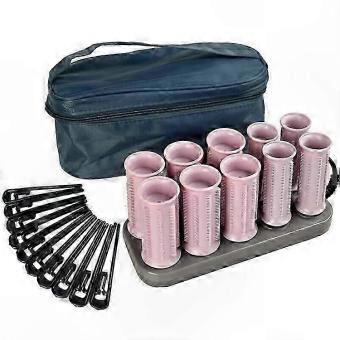 10-Piece Hair Curling Set with Heated Rollers for Styling Curly Waves core