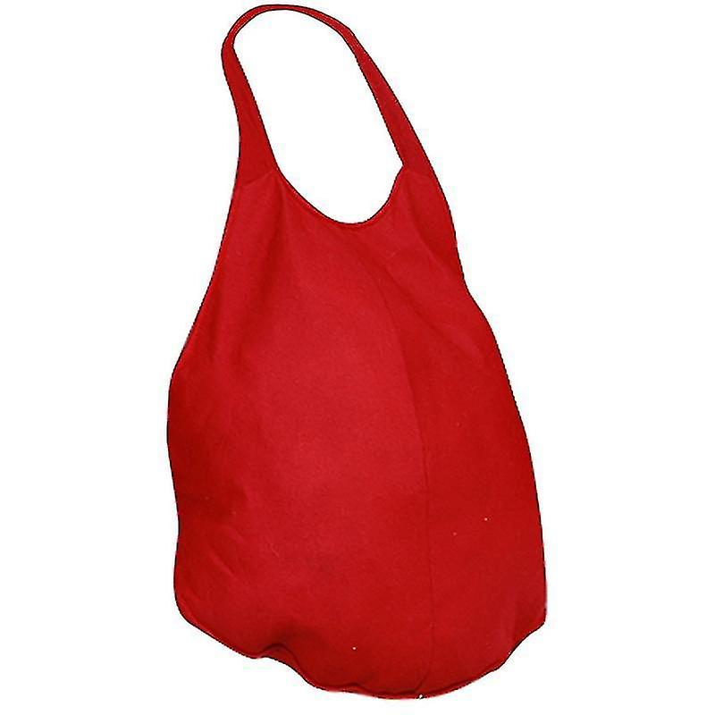 Drôle Neutre Père Noël Faux Ventre Noël Accessoires de scène, Rouge