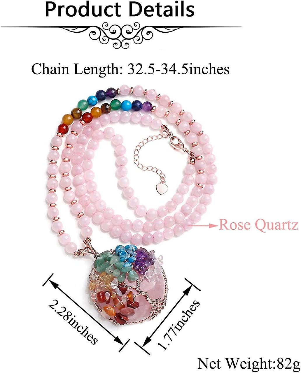 thumbnail image 2 of Natural Chakra Crystal Pumpkin Pendant – Mini Stone Carving Reiki Healing Necklace 2 of 5