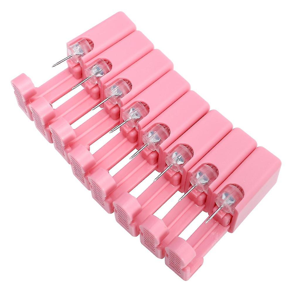 8pcs engangs kroppen øre piercing maskin øre hull rask piercing verktøy