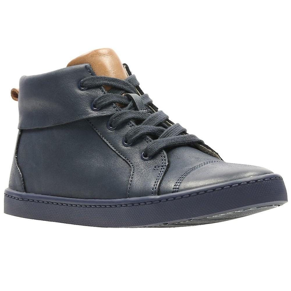 Clarks City Oasis Boys Junior Hi Top Boots