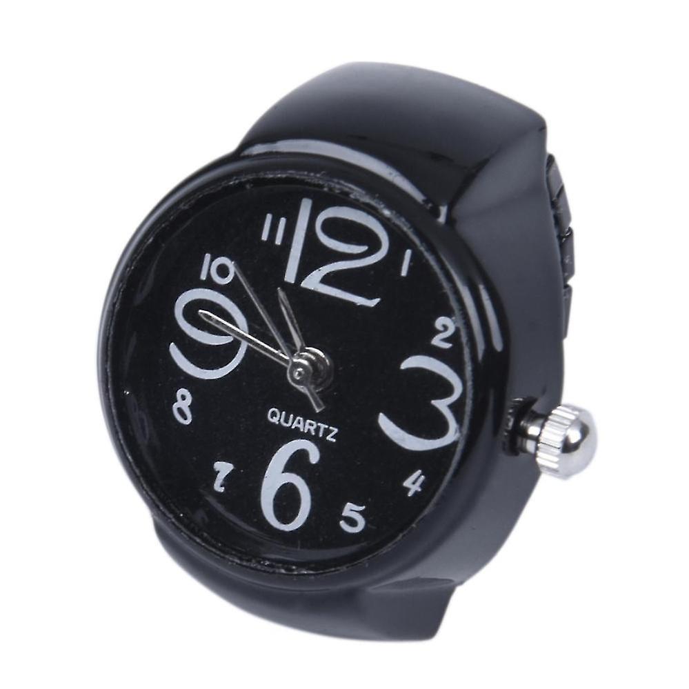 Number Quartz Men Pocket Finger Ring Watch 0.87" Hot