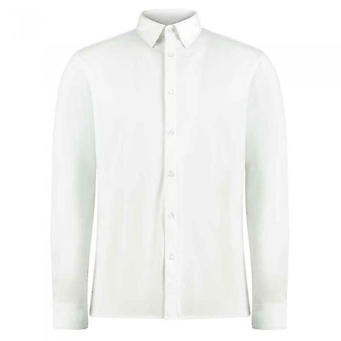 Kustom Kit Mens Piqué Long-Sleeved Shirt