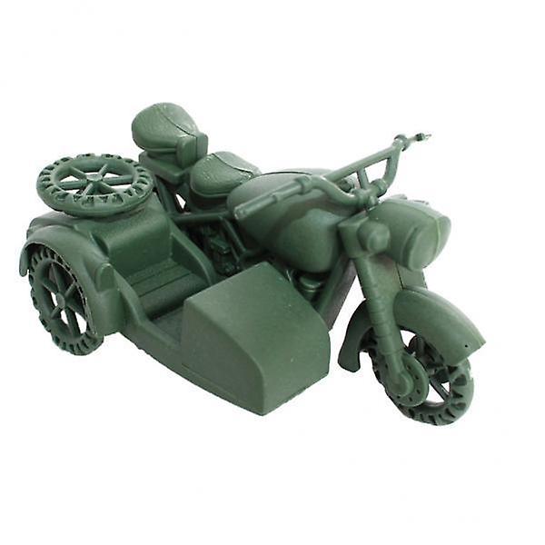 2xSimulation Motorbike Vehicle Model for Army Sand Scene Model Accessories Toy