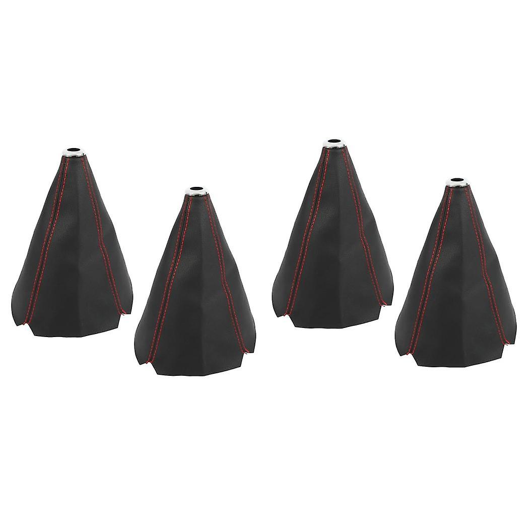 4x Universal Auto Manual Gear Shift Knob Boot Dust-cover Gear Gaiter Cover Gear Shifter Boot Shift