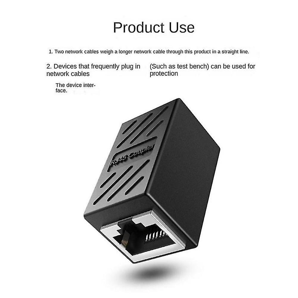 20 Pcs Rj45 Connector Network Extender Ethernet Rj45 8p8c Extender