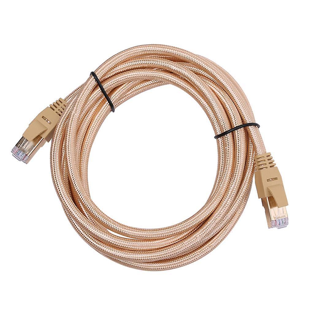 Cabo Ethernet Cat7 Lan Network Patch Cable para PC Laptop 10Gbps 3Meter