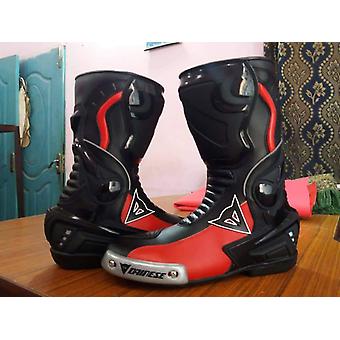 Motorbike Motorcycle Men Leather Racing Sports Shoes Boots...