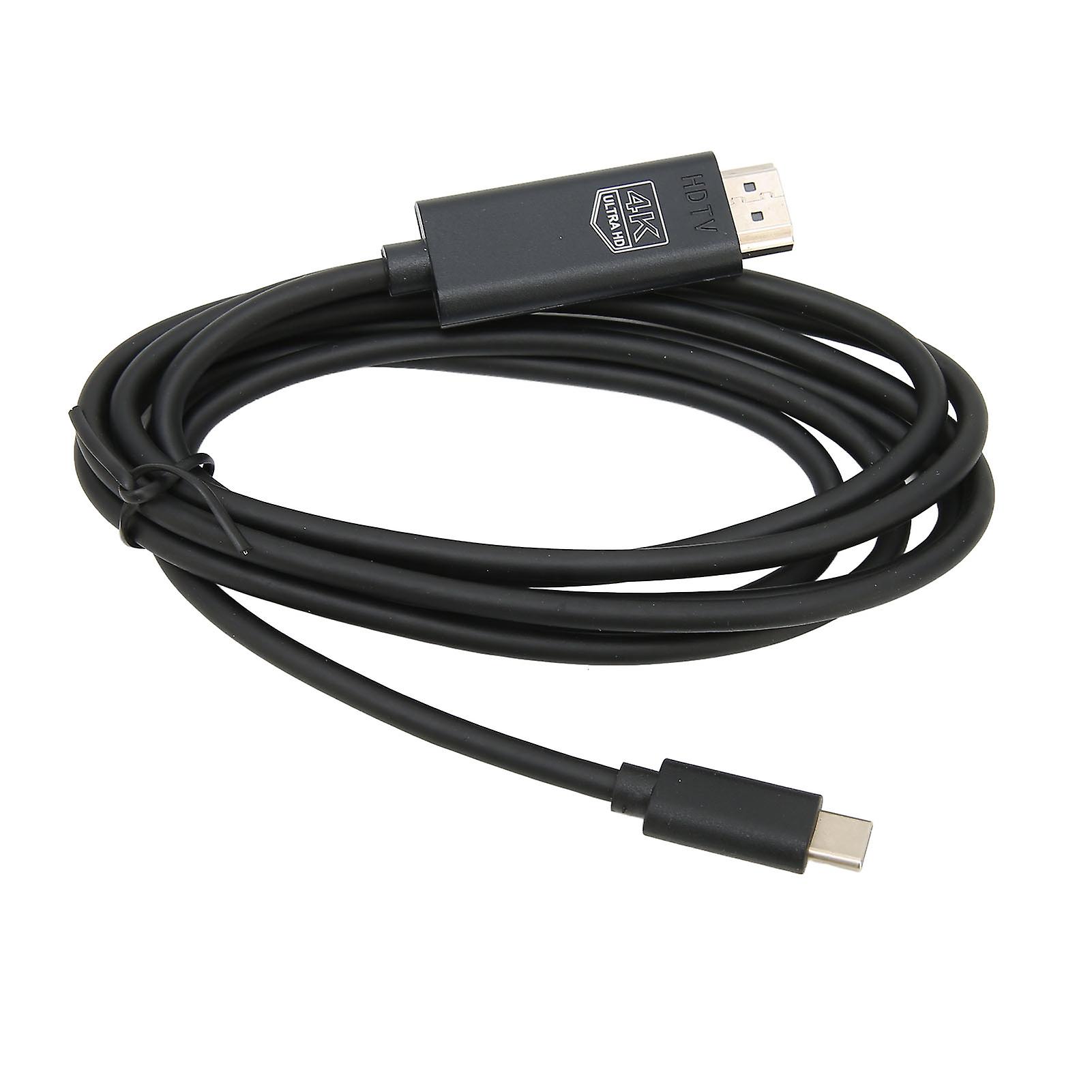 Same Screen Cable 4K Delay Free Type C to HD Multimedia Interface Adapter Cord for Phone TV