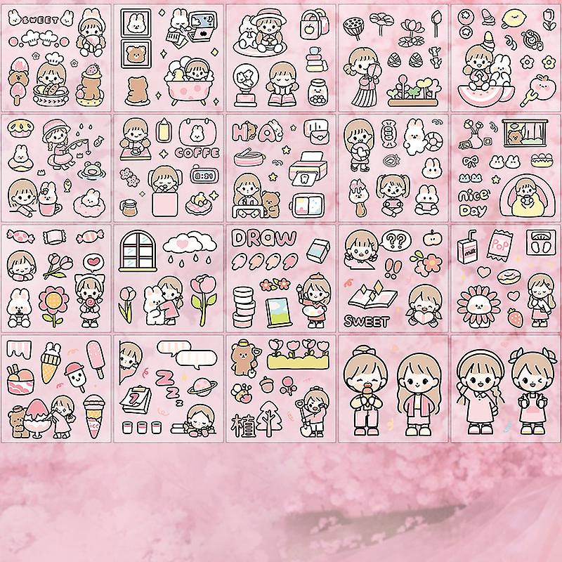 Sticker Scrapbooking Supplies Beautiful Adhesive Decorative Sticker For Gift Packaging Notebooks New