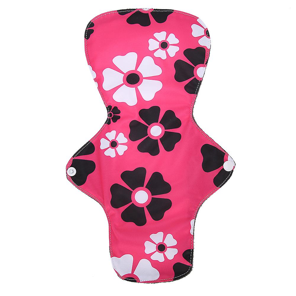Bamboo Charcoal Fiber Washable Menstrual Pad Reusable Lengthened Sanitary Napkin (L 33cm)#2