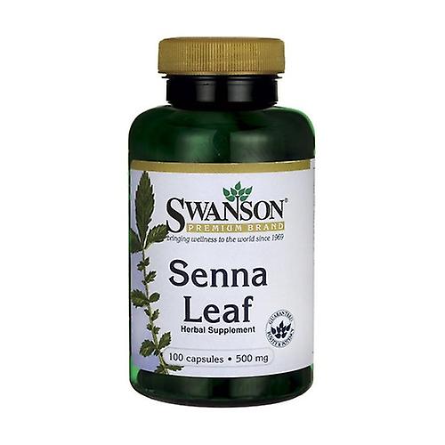 Senna Leaf 500 mg 100 capsules