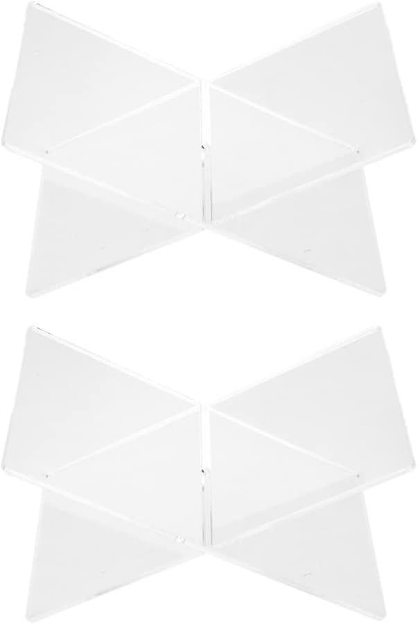2pcs X- Model Acrylic Book Holder