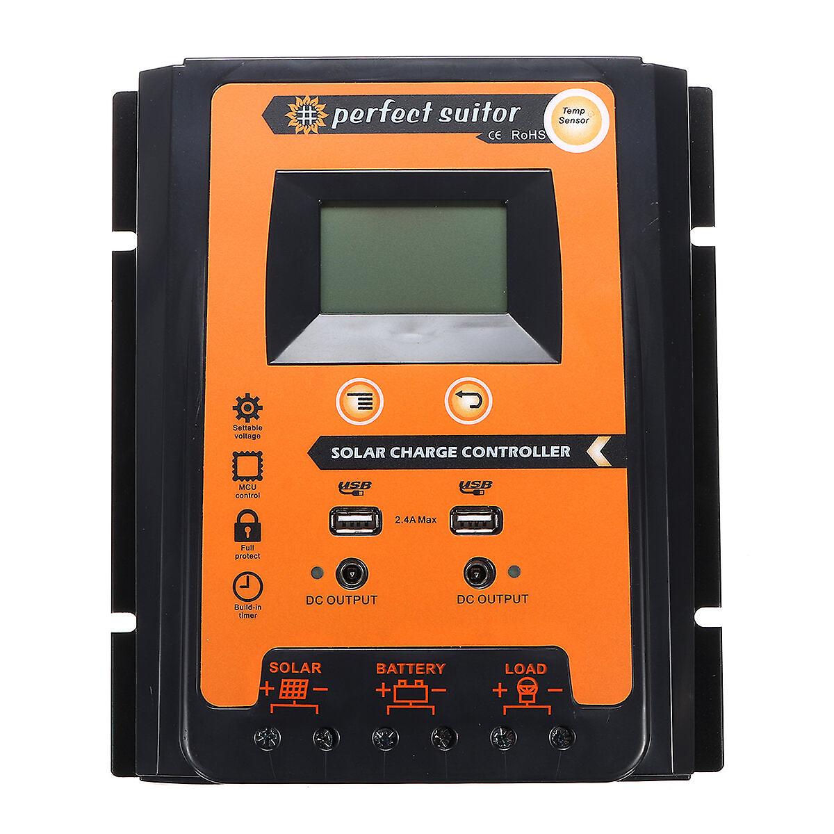 Pwm 30a/50a/70a Solar Panel Controller Solar Charge Controller Battery Regulator Solar Panel Charging Controller